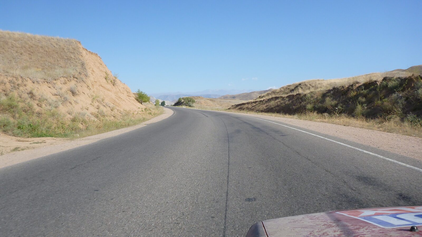 Rally driving in Kazakhstan