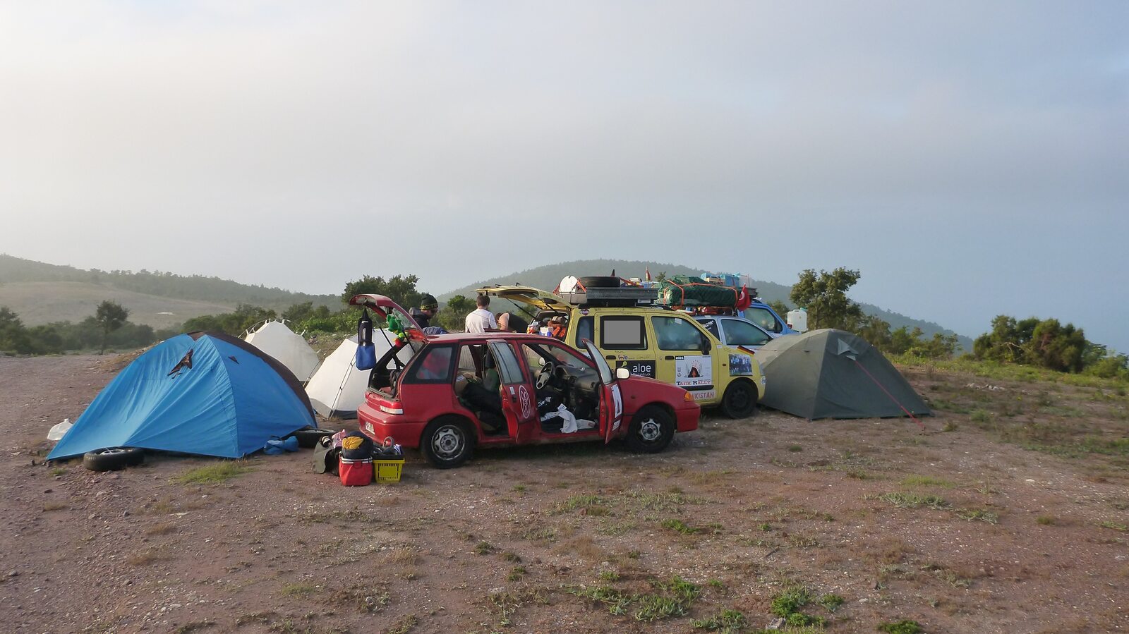 First camping night in Turkey