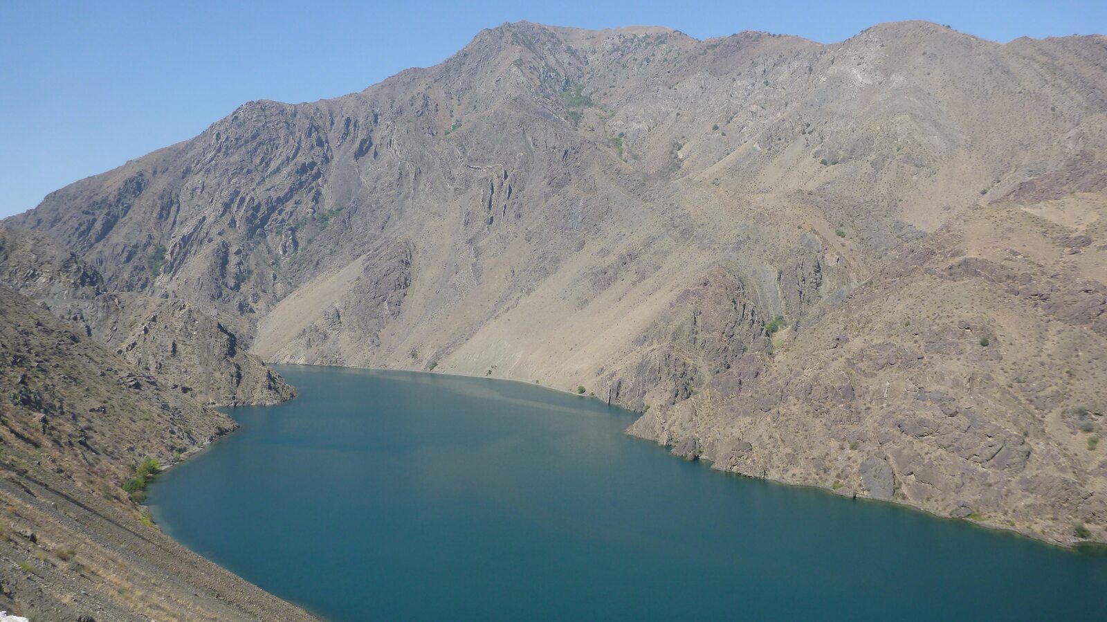 Landscape in Kyrgyzstan during the rally